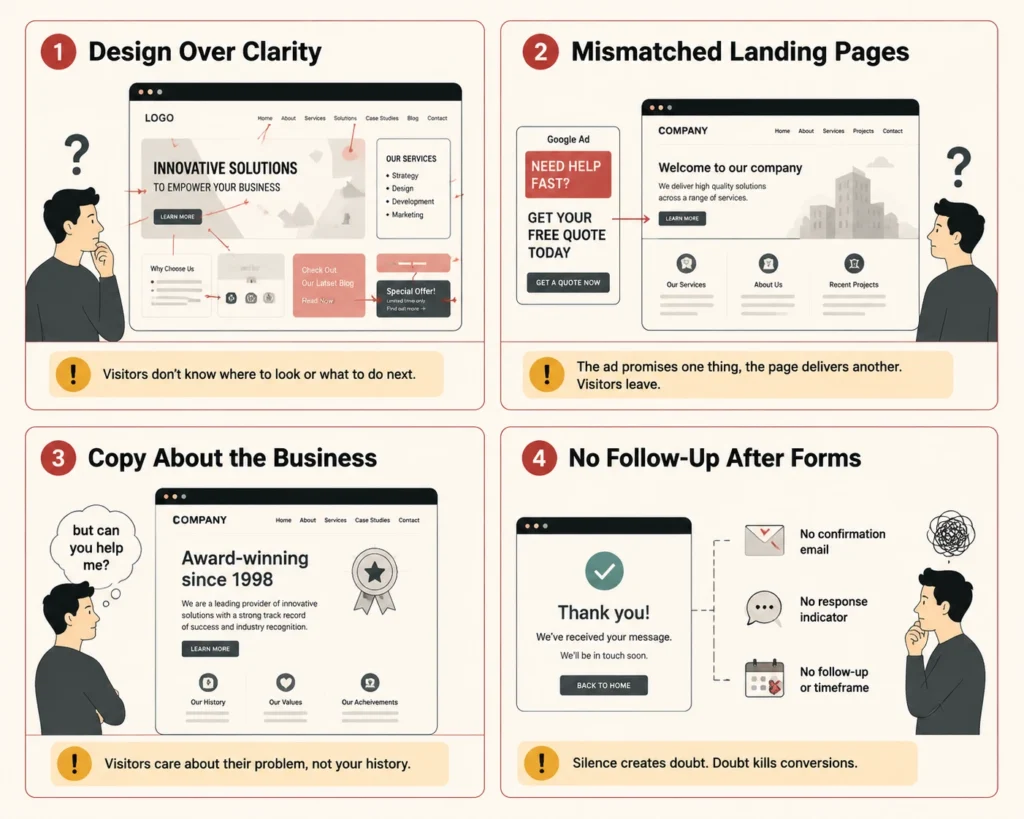 Mistakes That Cost You Enquiries
