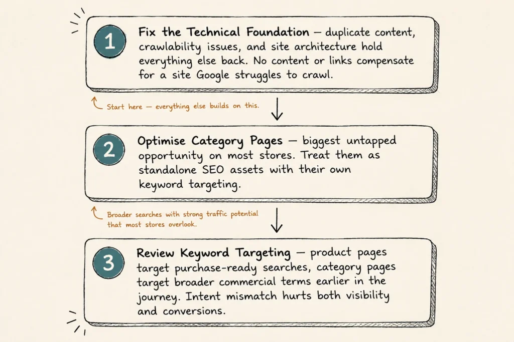 What to Prioritise First If You're Starting From a Service-Site Strategy